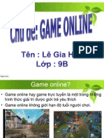 Thuyet Trinh Game Online