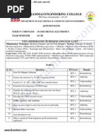 210 - EC8392, EC6302 Digital Electronics - Question Bank 1