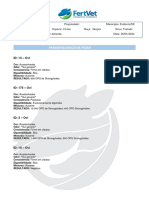 Resultado Parasitologico de fezes -Ovinos