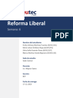 Reforma Liberal Tarea
