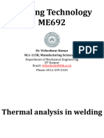 Lecture 6 and 7 - ME692 - Welding Technology