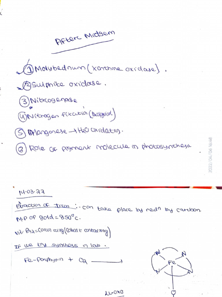 After Midsem Upto 5th - April Rudhi Notes | PDF
