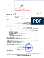 Circular No. 03-23 Auditores Externos