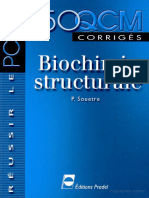 QCM en Biochimie Structurale (P.souetre)