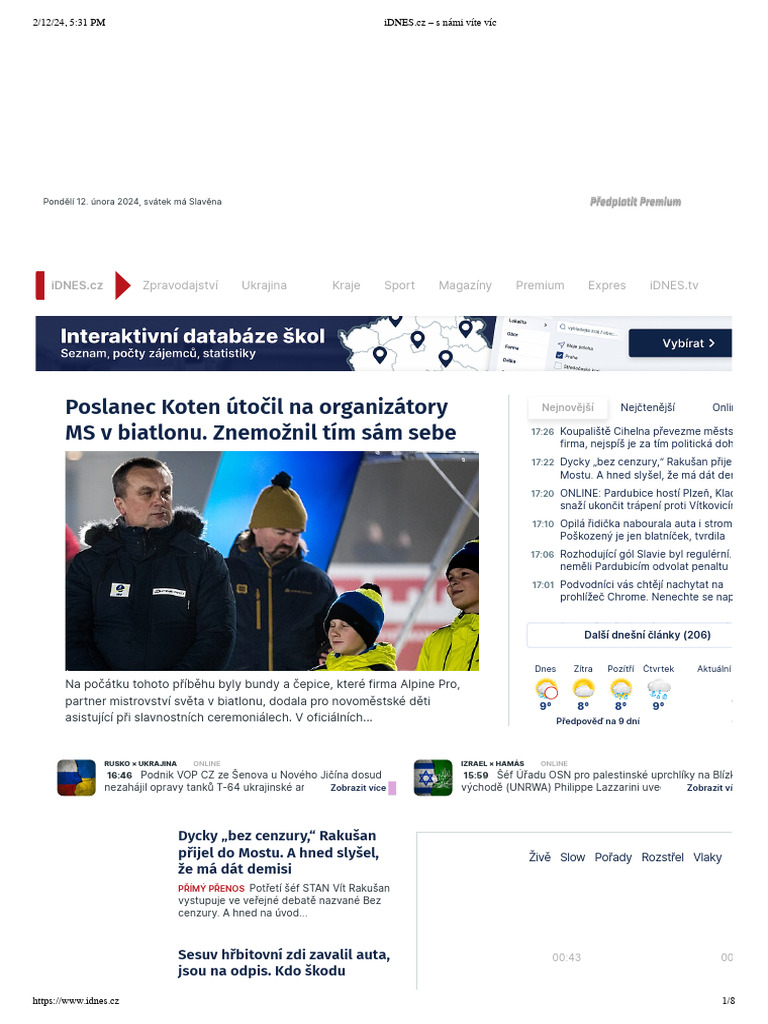 iDNES - CZ - S Námi Víte Víc | PDF