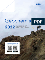 ALS Geochemistry Fee Schedule USD