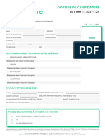 HETIC Dossier Candidature 2023 2024