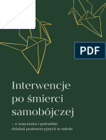 Poradnik Interwencje Po Smierci Samobojczej