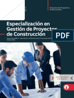 Diploma en Gestión de Proyectos de Contruccion