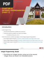 Chapter 6 - Integer Programming (Part 1)