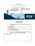 Biochemistry Worksheet