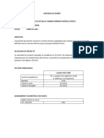 Modulo Penco - Criterios de Diseño - Proyecto de Caminos Definitivos
