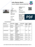 Fee Payment History