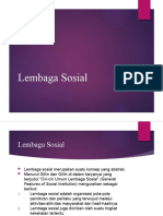 P Sosiologi (Lembaga Sosial)