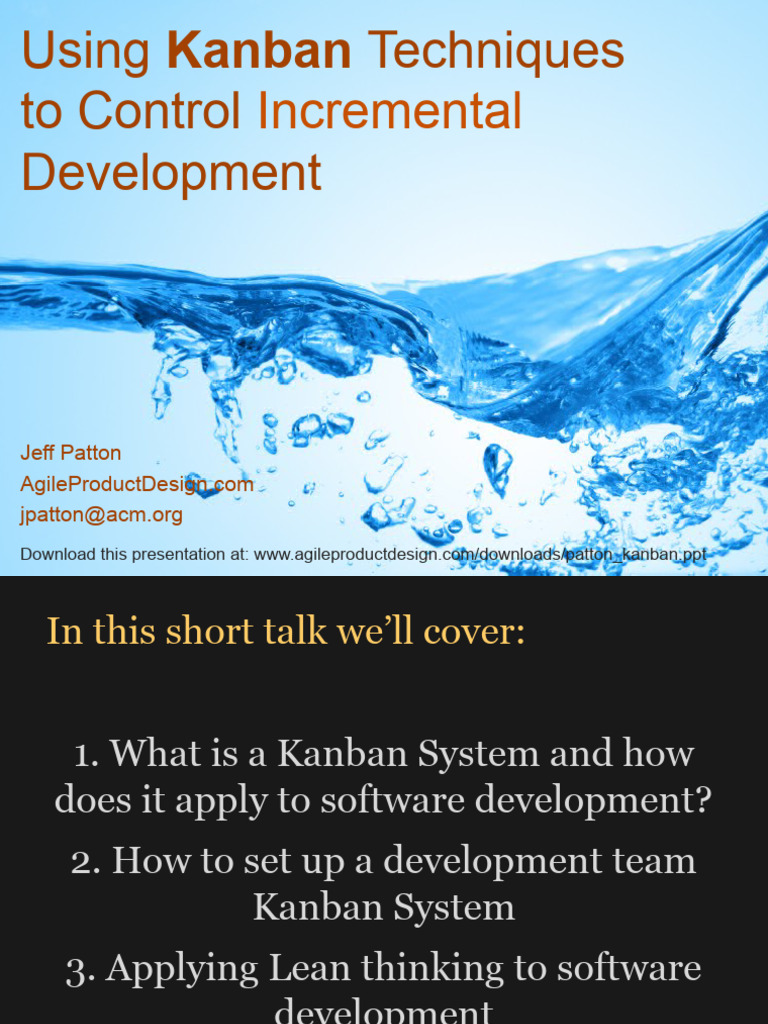 Kanban Techniques for Software Development | PDF | Software Engineering ...