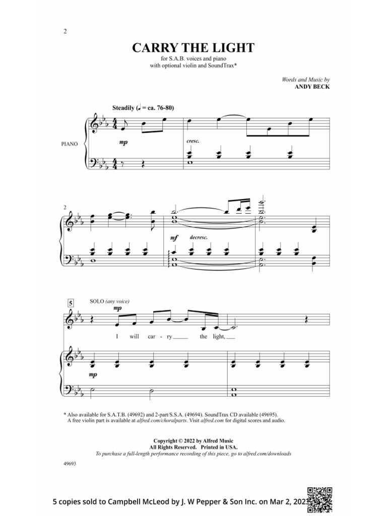 Carry the light pdf