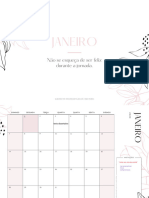 1 Semestre Planner 2024 Floral