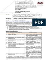 MEMORANDUM 02 Observaciones A Modificacion Presupuestal