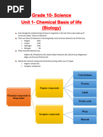 Grade 10 Unit 1 Bio