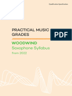 Woodwind 2022 Practical Syllabus (7 Saxophone) 20230911