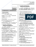 Língua Portuguesa (FCC) : Prof. Marcelo Bernardo Módulo 12 - Sintaxe Do Período Coordenação E Subordinação