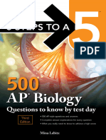5 Steps To A 5 500 AP Biology Questions To Know by Test Day Mina