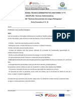 Ficha Formativa Sobre ATA