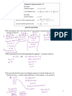 Mid Term Practice Questions - Aa SL HW