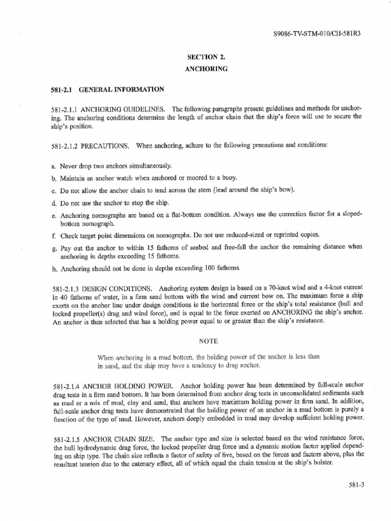 Anchoring Guidelines | PDF