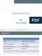 ICLC 2020 Sample Lecture E2 Fitting Scleral Lenses