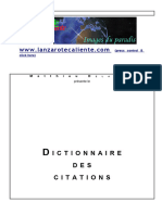 Dictionnaire Des Citations