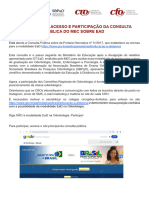 Tutorial de Acesso A Consulta Publica EAD