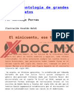 Xdoc - MX Pequea Antologia de Grandes Microrrelatos