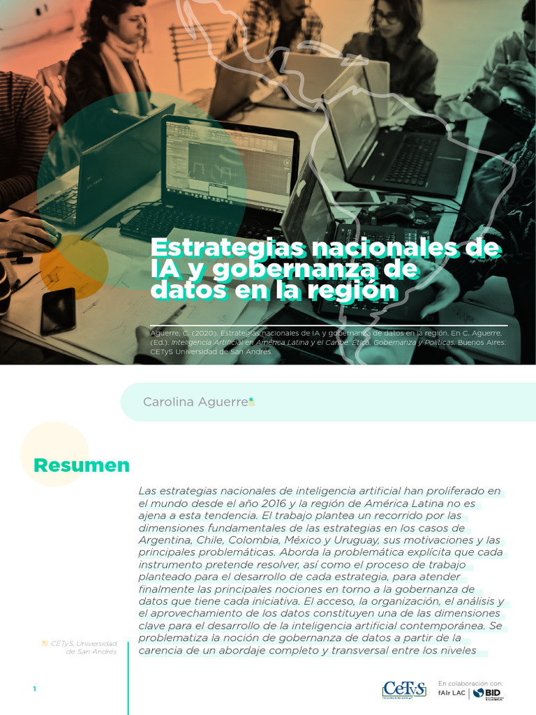 Estrategias de IA y gobernanza de datos en LATAM | PDF | Inteligencia ...