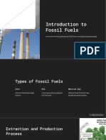 Introduction To Fossil Fuels