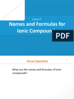 Gr.9 Chem - Lesson - 3 - Names - and - Formulas - For - Ionic - Compounds