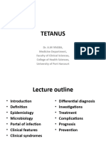 Tetanus-Dr. A.M Iyagba