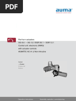 Part-Turn Actuators SG 05.1-12.1, SGR 05.1-12.1 With Controls