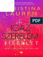 Christina Lauren - Az Igazszerelem-Kísérlet