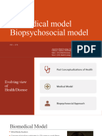 Week 2 - Biomedical and Biopsychosocial Models ST
