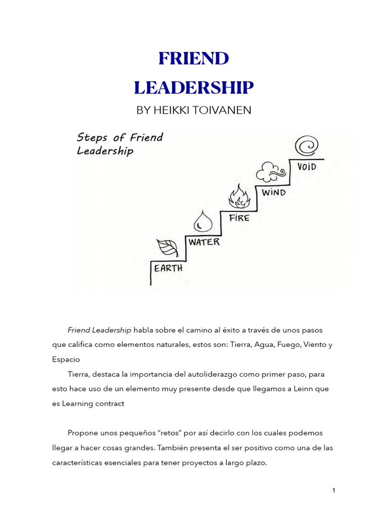 Liderazgo Amistoso por Heikki Toivanen | PDF | Business | Aprendizaje