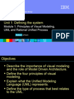 Unit 1 Mod 1 Principles of Visual Modeling, UML & RUP
