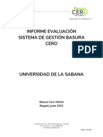 Informe Evaluacion SGBC Unisabana 2022