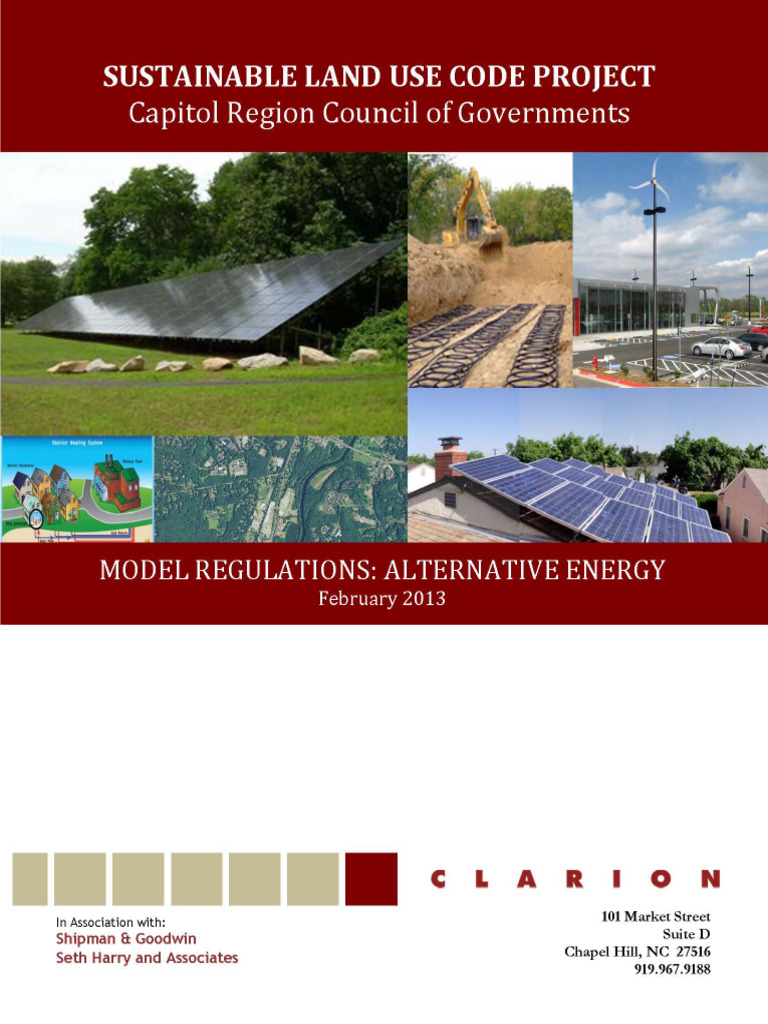 Code Alternative Energy Final-9-30-13 | PDF | Cogeneration | Water Heating
