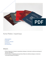 Karta Polaka I Repatriacja