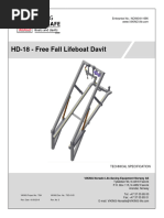 Fixed Frame Davit Operation Manual | PDF | Manufactured Goods | Equipment