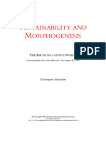 Alexander Schumacher College Sustainability and Morphogenesis 2004