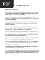 Quit Porn Like A Pro | PDF | Feeling | Happiness