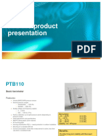 PTB110 Product Presentation