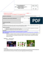 NOMBRE DEL ESTUDIANTE: - GRADO: - Fecha de Asignacion: 11 de Febrero Al 25 de Febrero de 2022